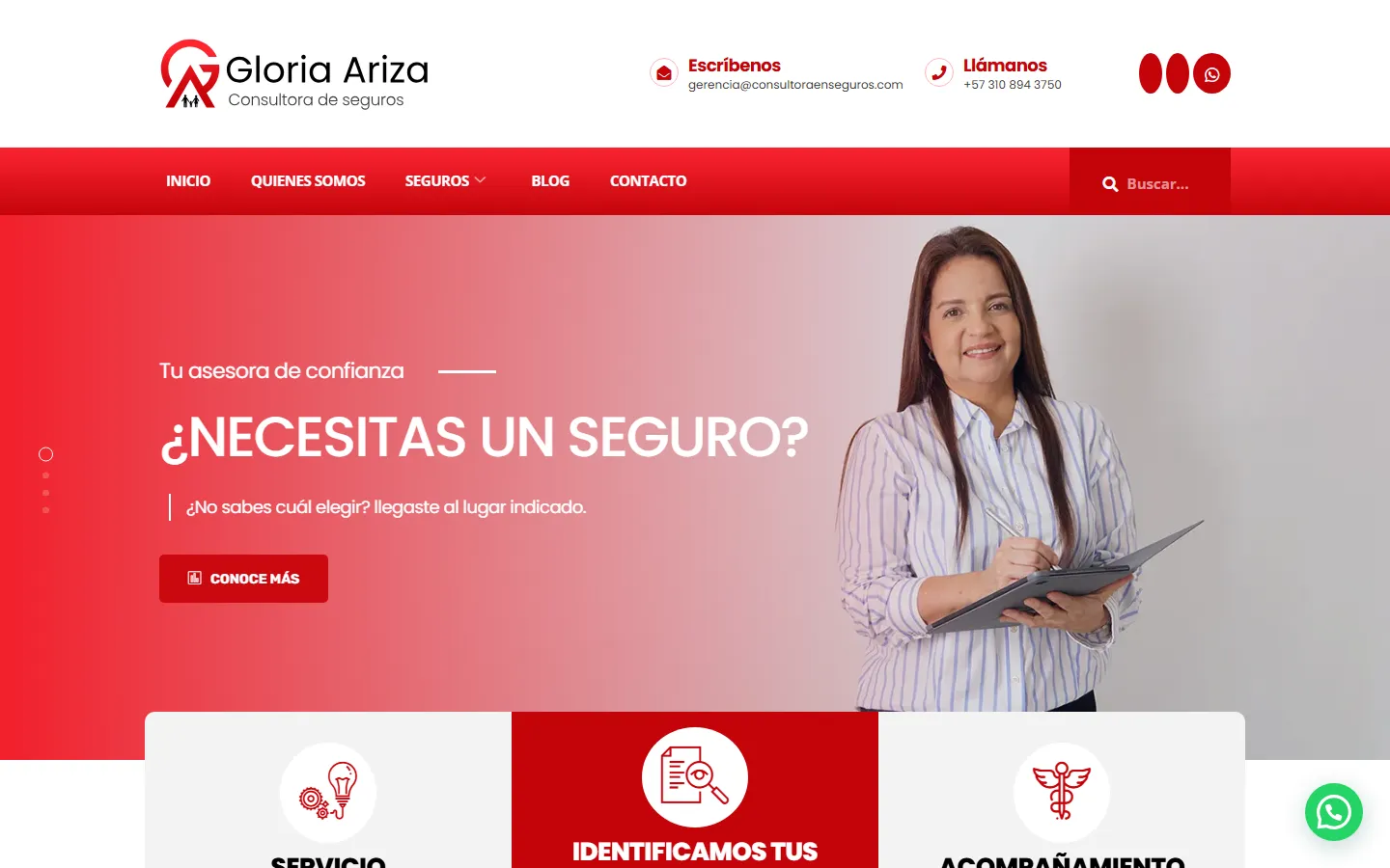 Gloria Ariza · Consultora en Seguros en computador