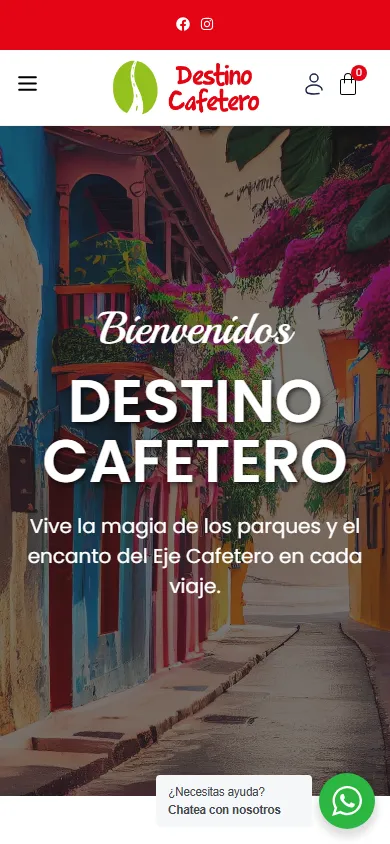 Destino Cafetero en celular