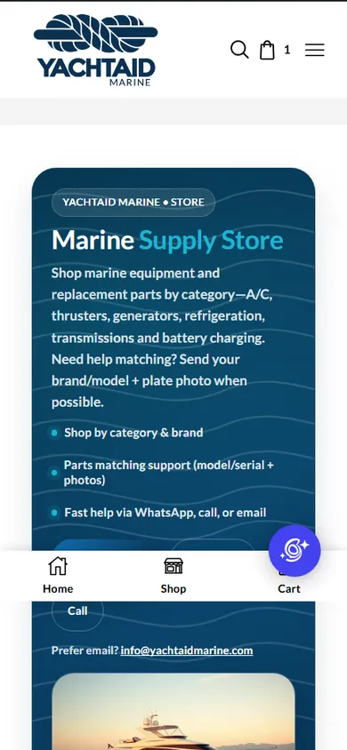 YachtAid Marine en celular